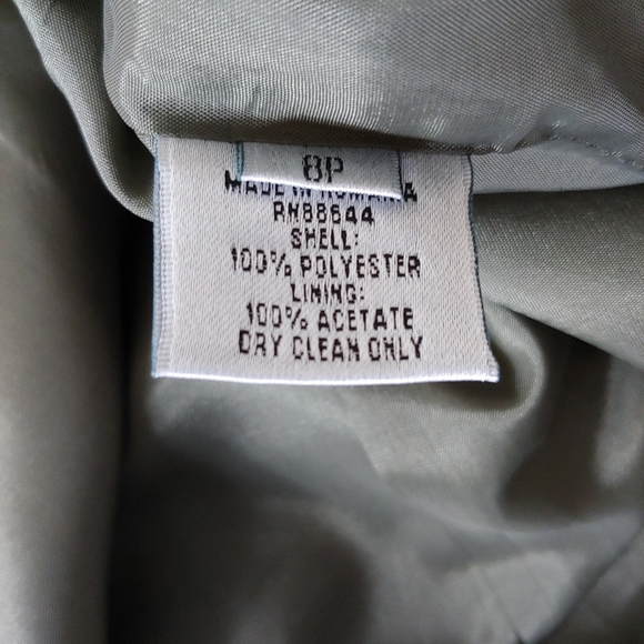 John Meyer of Norwich green skirt jacket career suit sz 8P - Picture 4 of 8